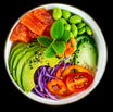 43. Poke bowl Laks 